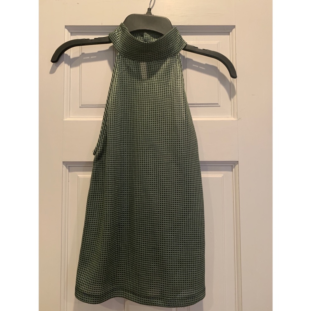 ZARA COLLECTION - MINT GREEN HIGH NECK TOP